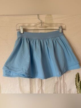 Little Olin Girls Light Blue Layered Skort 🌵16Y